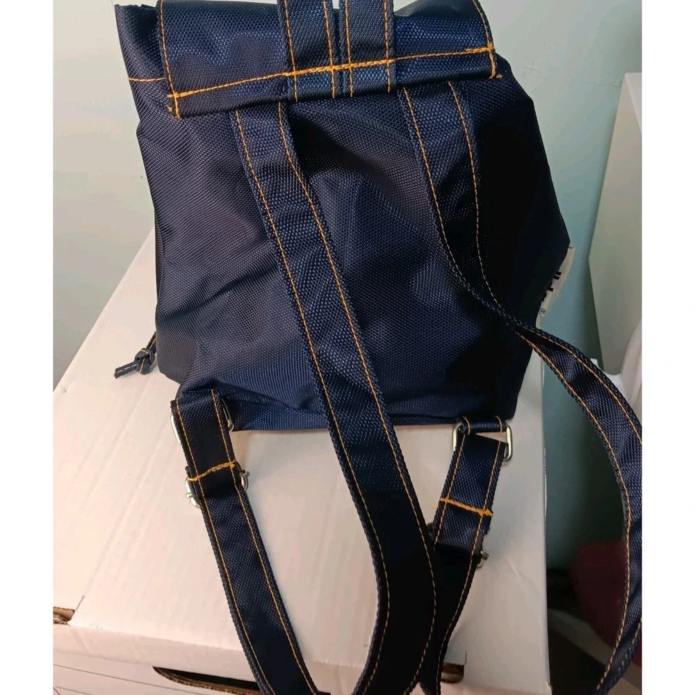 Adidas Mini Backpack Drawstring‎ Flap Over W/Magnetic Closure Adjustable Straps